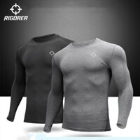 Rigorer Bóng Rổ Nén Áo Dài Tay Dri-Fit Nam Thể Thao Chạy Bộ Thể Dục Quần Áo Quần Áo Co Giãn Áo Thun
