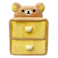 Rilakkuma Sang Trọng Hộp Bảo Quản Dễ Thương Để Bàn Nhỏ Ngăn Kéo Tủ Mini Kawaii Phụ Kiện Tóc Trang Sức Trang Điểm Hộp Sắp Xếp