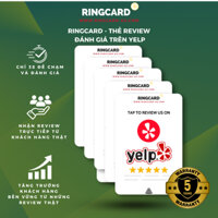 RingCard - Combo 5 Thẻ Review Thẻ Đánh Giá Nhanh Cho YELP