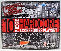 Ringside 10-Piece Hardcore Accessories Playset Collectibles Exclusive WWE Toy Wrestling Action Figure Accessory Set