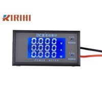 RIRIHI DC8-12V 10A LCD Đồng hồ đo điện áp chính xác cao DC 0-500V 0-5000W