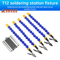 RIRIHI T12 Bàn Hàn Cố Định Hàn Sắt Máy Bay Mô Hình Hỗ Trợ Ống Bảo Trì PCB Mạch Phụ Kiện Cố Định