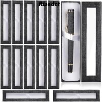 Risedot 12 Hộp quà tặng bút rỗng, Nắp giấy màu đen, Hộp đóng gói bút bi Văn phòng