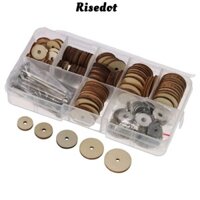 Risedot Khớp Búp Bê Cotter, Thép Không Gỉ Khớp Trắng Cotter Pin, Bộ Xương Gỗ Để Làm Búp Bê Khớp Búp Bê Gỗ DIY Phụ Kiện