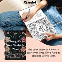 Risedut Công cụ lập kế hoạch cuối đời, Tôi đã chết ngay bây giờ Công cụ lập kế hoạch sách nào được hướng dẫn khi tôi đi Sổ tay kế hoạch kế hoạch di sản, Sách bài tập sắp xếp cuối cùng màu sắc vui nhộn