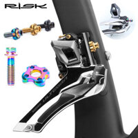 RISK Ốc Vít Sang dĩa Xe Đạp Derailleur Phía Trước bu lông Hợp Kim Titan Rỗng M5X16mm
