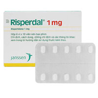 Risperdal 1mg điều trị bệnh tâm thần phân liệt