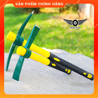 Rìu bổ củi 2 đầu, rìu búa đi rừng chặt củi đốn cây bằng thép, dụng cụ gia đình
