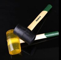 rìu truper Búa cao su Búa cao su Búa lắp đặt trong suốt Búa gân bê Búa tay cầm bằng gỗ Búa công cụ lát sàn gạch búa 1000 tấn kainuo 8268