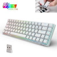 RK G68 RGB NEW HOTSWAP - Bàn phím cơ không dây Royal Kludge RK G68 Bluetooth 5.0 và Wireless 2.4G -  CHÍNH HÃNG