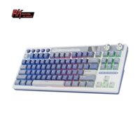 Rk Royal Kludge RK M87 Famicom 88Keys Tri-Mode RGB Có Dây Bluetooth 2.4G Không Dây 3 Chế Độ Với Màn Hình TFT