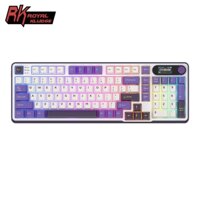 Rk Royal Kludge RK S98 Blackberry 98 Key Tri-Mode RGB Có Dây Bluetooth 2.4G Không Dây 3 Chế Độ Với Màn Hình TFT