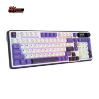 Rk Royal Kludge RK S98 Blackberry 98 Key Tri-Mode RGB Có Dây Bluetooth 2.4G Không Dây 3 Chế Độ Với Màn Hình TFT