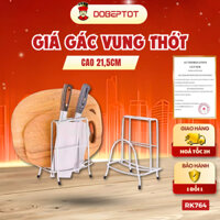 [RK764] Giá cài vung, giá inox cài vung nắp nồi treo thớt sơn tĩnh điện cao cấp không gỉ sang trọng