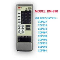 Rm-990 Mới Thay Thế Điều Khiển Từ Xa Cho Sony CD Player Phù Hợp Cho CDP227 CDP228 CDP333 CDP497 CDP590 CDP790 CDP970 CDP990 CDP991