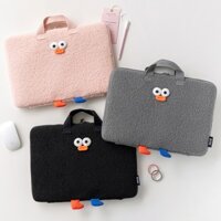RMN BOUCLE POMPOM 15 WIDE POUCH compatible for macbook tablet pc pouch notebook laptop case bag cute sleeves
