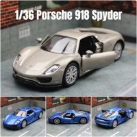 Rmz CITY 1: 36 Porsche 918 Spyder Mô Phỏng Đúc Mô Hình Xe Ô Tô Diecast Hợp Kim Kim Kim Loại Thu Nhỏ Kéo Lại Bộ Sưu Tập Quà Tặng Cho Bé Trai Kid