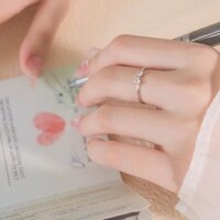 [RN115] Nhẫn nữ chiếc nơ dễ thương - Trang sức nữ vàng tây 10k đính đá CZ [Kim Ngọc Thuỷ] [ĐẶT LẠI SIZE THEO YÊU]