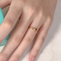 RNN46  Nhẫn nữ thiết kế mang phong cách hiện đại - Trang sức vàng tây 10k [Kim Ngọc Thuỷ] [ĐẶT LẠI SIZE THEO YÊU CẦU]