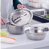 Rổ bào inox có chậu