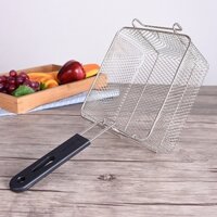 Rổ bếp điện chiên 6l DORON chất liệu inox dày dặn chắc chắn