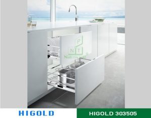 Rổ chén dĩa inox 304 Higold Diamond 303505