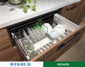 Rổ chén dia ly inox 304 Higold Martin 303405