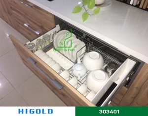 Rổ chén dĩa ly inox 304 Higold Martin 303401