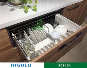 Rổ chén dia ly inox 304 Higold Martin 303404