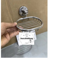 Rổ để xà bông INOX 304 - Khay đựng xà phòng cục bằng inox - Kệ nhà tắm inox