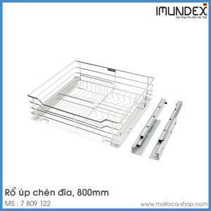 Rổ đựng chén dĩa 4 sides, cửa bản lề 800mm 7 809 122