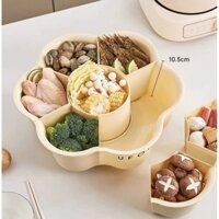 Rổ đựng rau củ ,đồ lẩu 7 ngăn chất liệu nhựa cao cấp,có  thể  tháo rời,có  đế xoay 180 độ