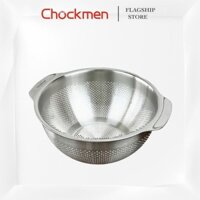 Rổ Giá CHOCKMEN Inox Dày Dặn Nhiều Kích Thước Rá Inox Đa Năng Rổ Giá Rửa Rau Rổ Đựng Hoa Quả Nhà Bếp