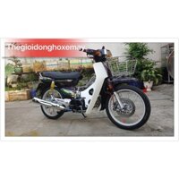 rổ inox 10li xe máy dream, cup, dream lùn sọc ngang