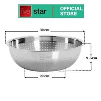 Rổ inox 304 Five Star 30cm