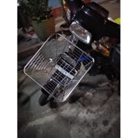 Rổ Inox Gắn Xe Dream - Cub - Cúp 10li