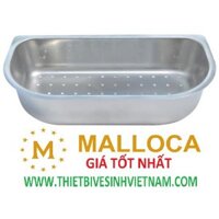 Rỗ inox Malloca L-02, dụng cụ nhà bếp Malloca