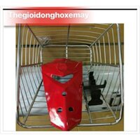 Rổ inox Sirius sọc ngang + pát si + nạ