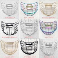 Rổ Inox Titan mạ Vàng Sơn đen các loại cho xe Scoopy 2021-2024 Artistar