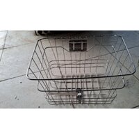 Rổ inox xe đạp nhật zin đẹp bội xe đạp