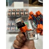 Rơ le 4 chân 100A, rơ le 5 chân 100A 12v-24v- combo chân cắm  +rơ  le