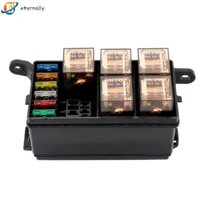 Rơ Le 6 Chiều 12V + Hộp Đựng Cầu Chì 6 Rãnh ATO / ATC