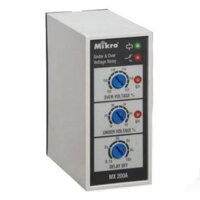 Rơ le bảo vệ bảo vệ Quá áp, Thấp áp và Mất pha (3 pha hoặc 1 pha) MX200A-380V Mikro