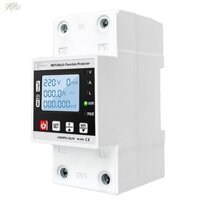 Rơ Le Bảo Vệ Điện Áp Thông Minh 63A TUYA WiFi Trái Đất / Ngắt Điện Dưới Trái Đất / Ngắt Mạch / Đất Thông Minh