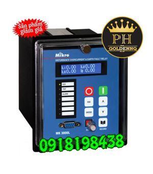 Rơ le bảo vệ quá dòng và chạm đất Mikro MK3000L-240AD