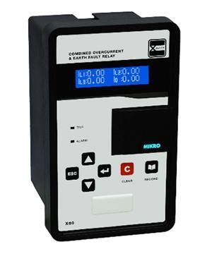 Rơ le bảo vệ quá dòng và chạm đất Mikro X60-OCEF-240AD