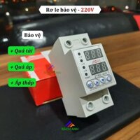Rơ le bảo vệ quá tải, quá áp, áp thấp 220V