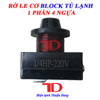 Rờ le cơ block tủ lạnh 1 phần 4 ngựa