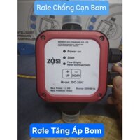 Rơ Le Điện tử Chống cạn 2,2kW, Tự Động Tăng áp, và điều chỉnh áp cho máy bơm nước hàng chính hãng ZoSi