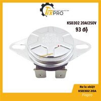 Rơ le nhiệt bình nóng lạnh 93 độ KSD302T KSD302X KSD302 20A 250V